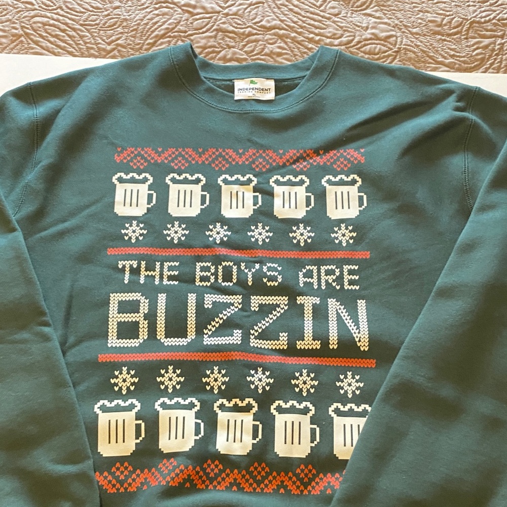 The Boys Are Buzzin' Green Sweatershirt XL